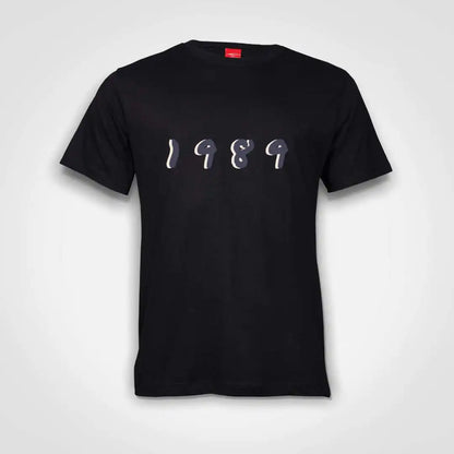 1989 Cotton T-Shirt Black IZZIT APPAREL