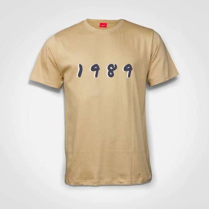 1989 Cotton T-Shirt Natural IZZIT APPAREL