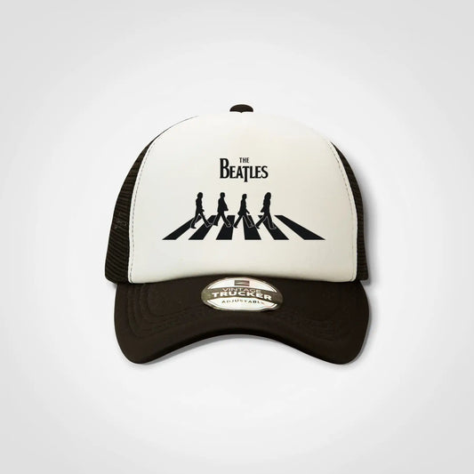 Abbey Road Vintage Trucker Cap OSFM Black IZZIT APPAREL