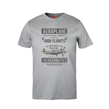 Aeroplane Aviation Academy Aerobatics Cotton T-Shirt