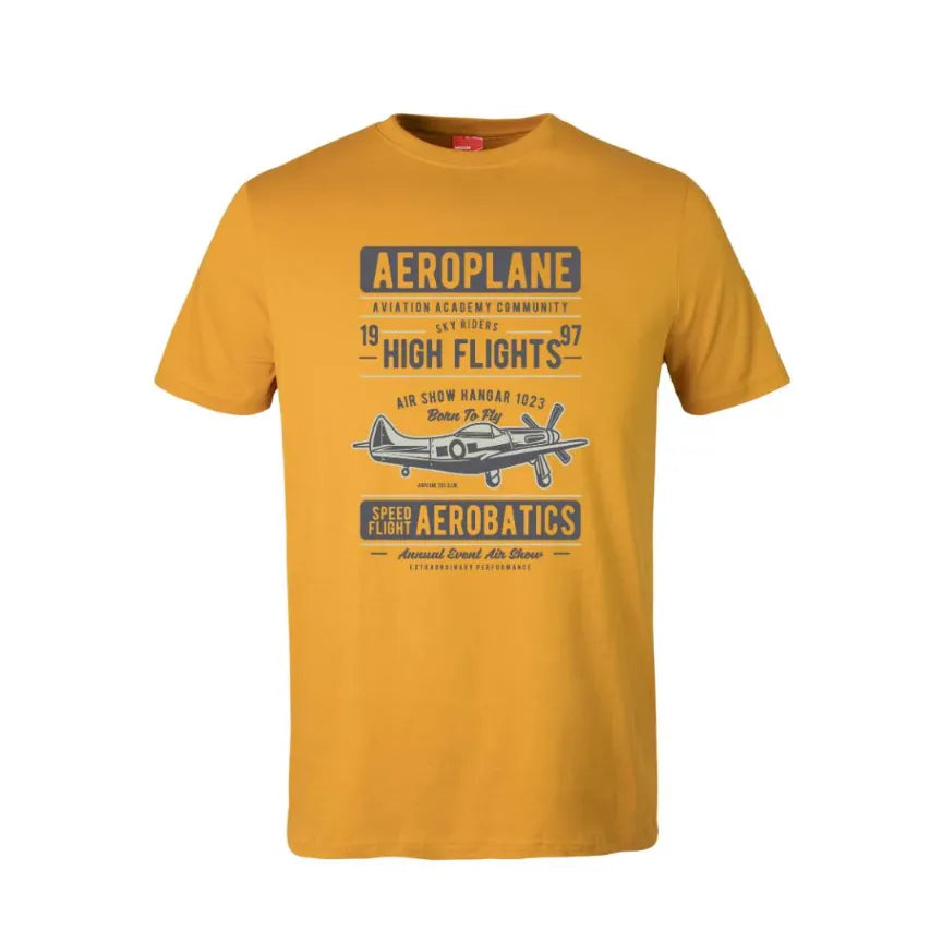 Aeroplane Aviation Academy Aerobatics Cotton T-Shirt