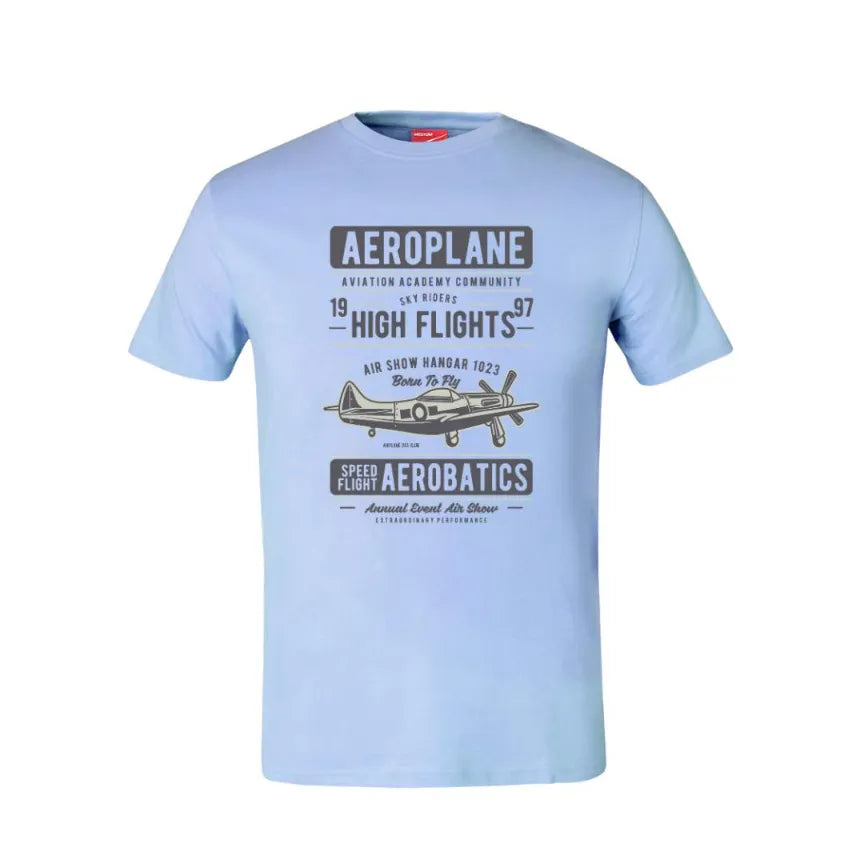 Aeroplane Aviation Academy Aerobatics Cotton T-Shirt