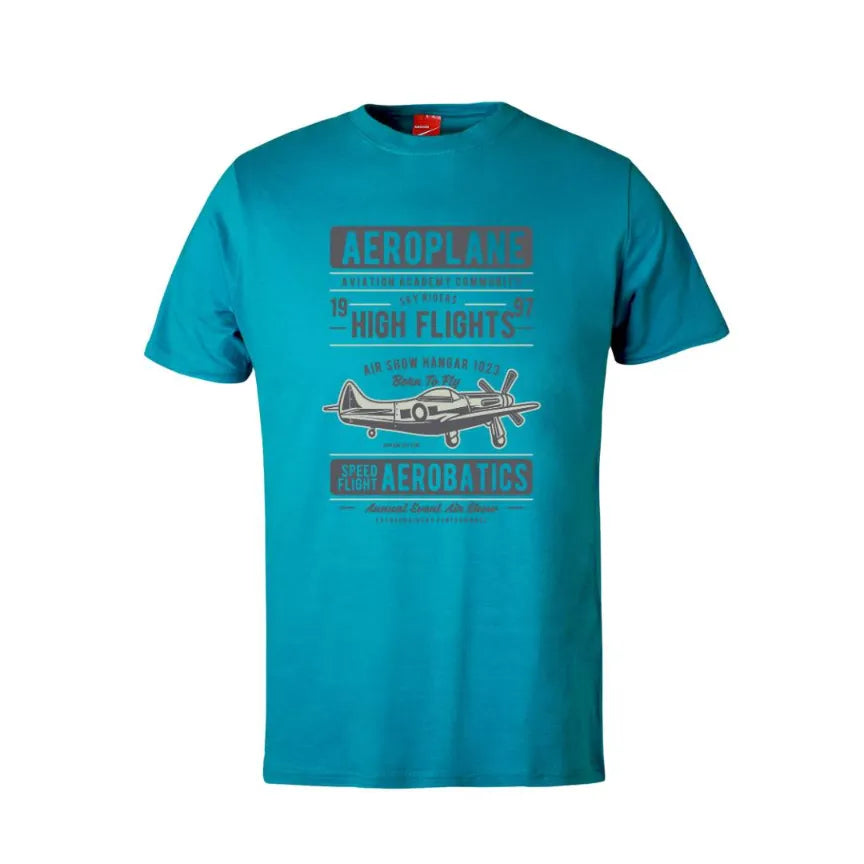 Aeroplane Aviation Academy Aerobatics Cotton T-Shirt