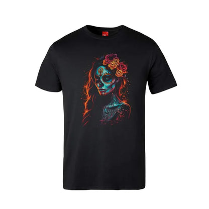 Amber Catarina Sugar Skull Cotton T-Shirt