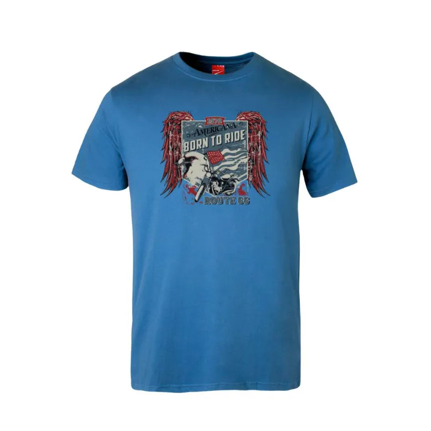 Americana Born To Ride Cotton T-Shirt