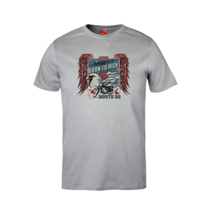 Americana Born To Ride Cotton T-Shirt