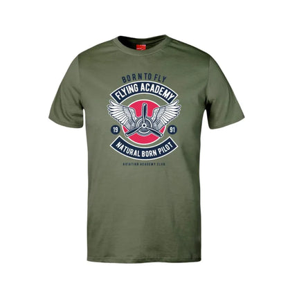 Aviation Flying Academy Club Cotton T-Shirt