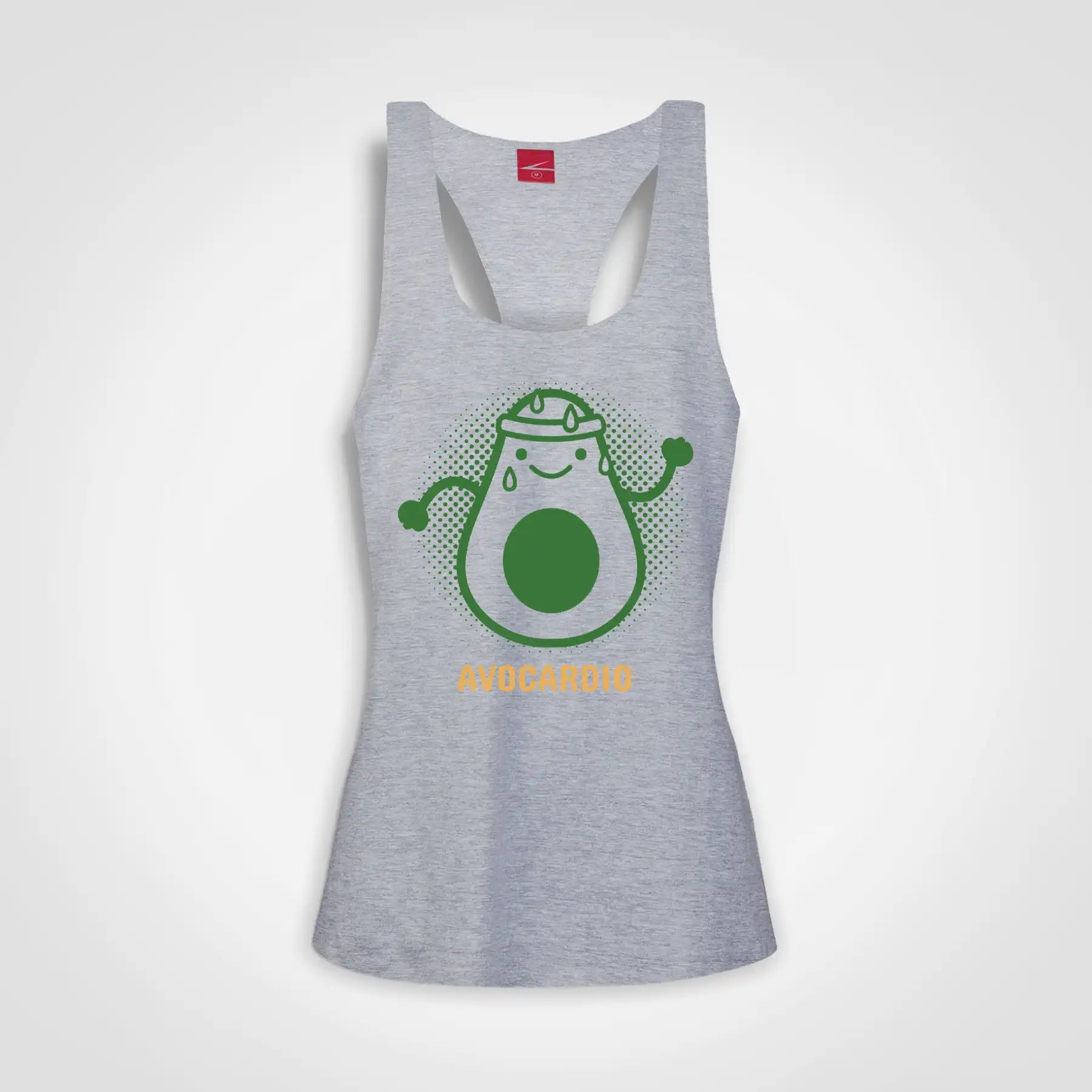 Avocardio Ladies Tank Grey-Melange IZZIT APPAREL