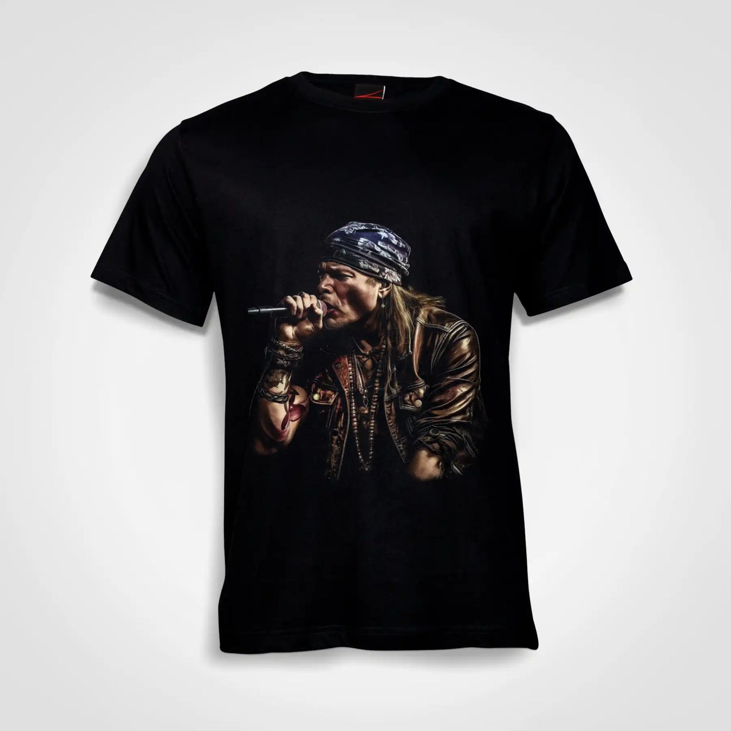 Axl Rose Cotton T-Shirt Black IZZIT APPAREL