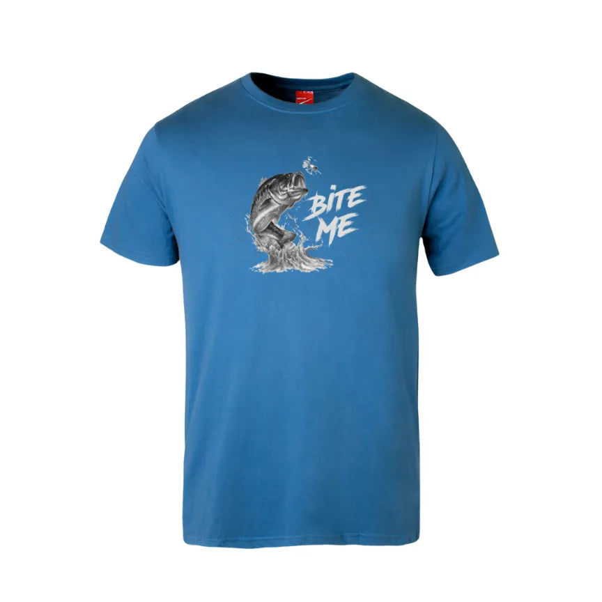 Bite Me Fishing Cotton T-Shirt