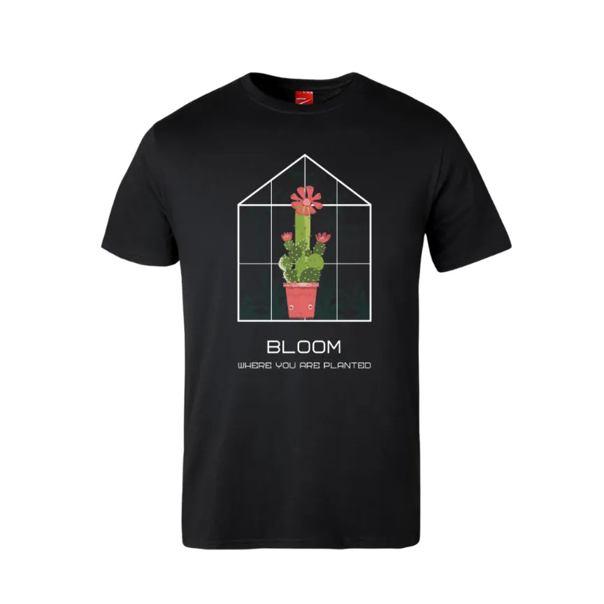 Bloom Where You Are Planted Cotton T-Shirt