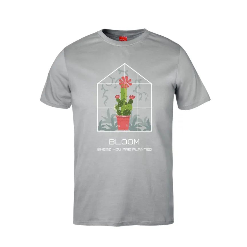 Bloom Where You Are Planted Cotton T-Shirt