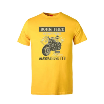 Born Free Choppers Massachusetts Cotton T-Shirt