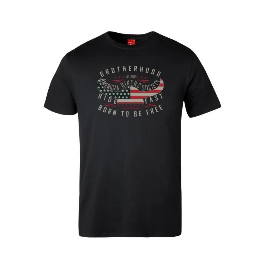 Brotherhood American Bikers Society Cotton T-Shirt