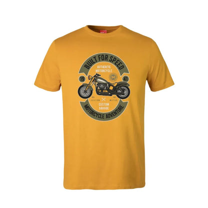 Built For Speed Motorcycle Adventure Cotton T-Shirt