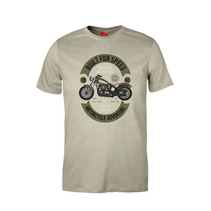 Built For Speed Motorcycle Adventure Cotton T-Shirt