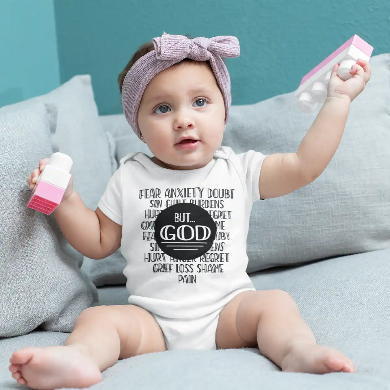 But God Babygrow IZZIT APPAREL