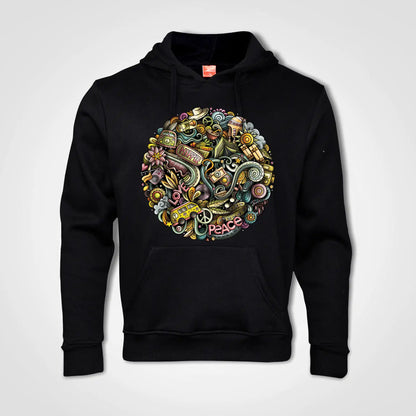 Circle Love & Peace Hoodie