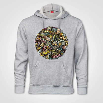 Circle Love & Peace Hoodie