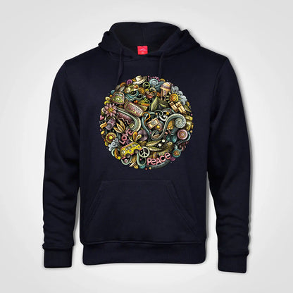 Circle Love & Peace Hoodie