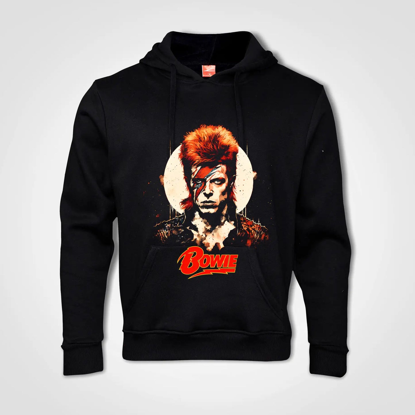 David Bowie Hoodie Black IZZIT APPAREL