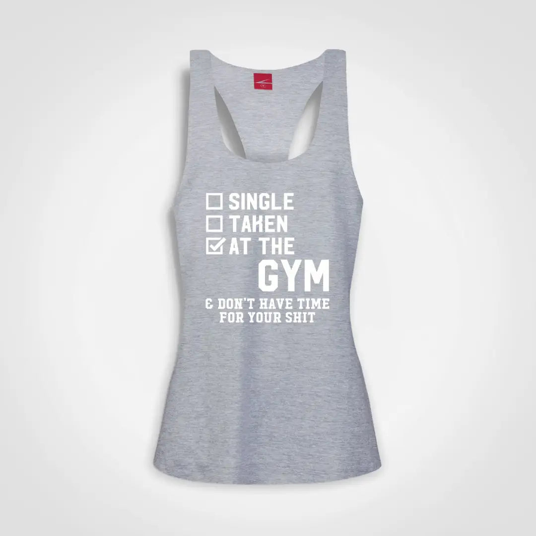 Don't Have Time For Your Shit Ladies Tank Grey-Melange IZZIT APPAREL