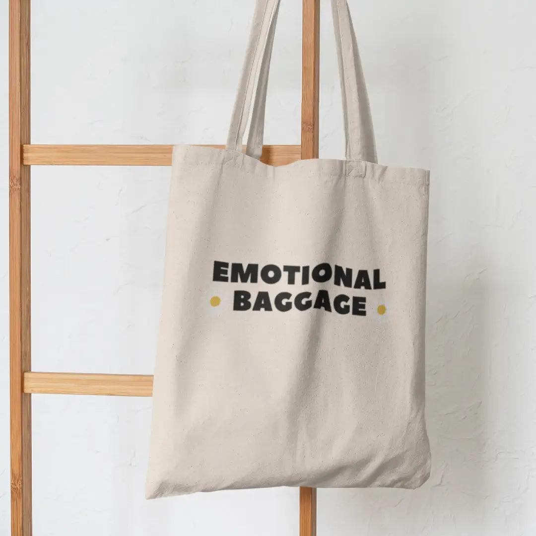 Emotional Baggage Tote Bag M Natural IZZIT APPAREL