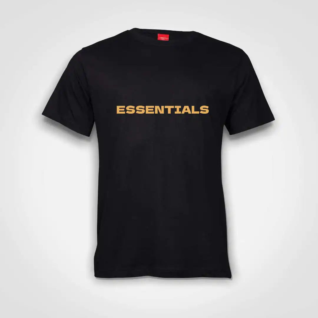 Essentials Cotton T-Shirt Black IZZIT APPAREL