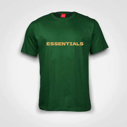 Essentials Cotton T-Shirt Bottle Green IZZIT APPAREL