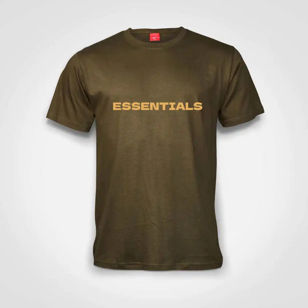 Essentials Cotton T-Shirt Olive IZZIT APPAREL