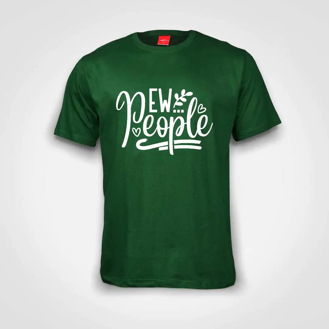 Ew People Cotton T-Shirt Bottle Green IZZIT APPAREL