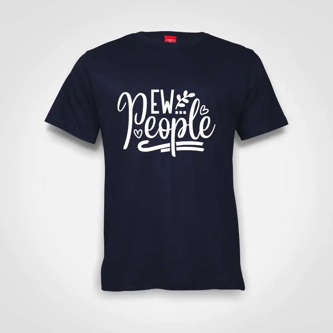 Ew People Cotton T-Shirt Navy IZZIT APPAREL