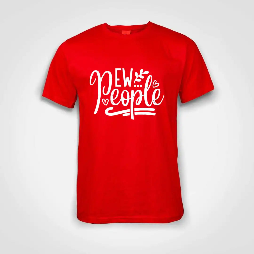 Ew People Cotton T-Shirt Red IZZIT APPAREL