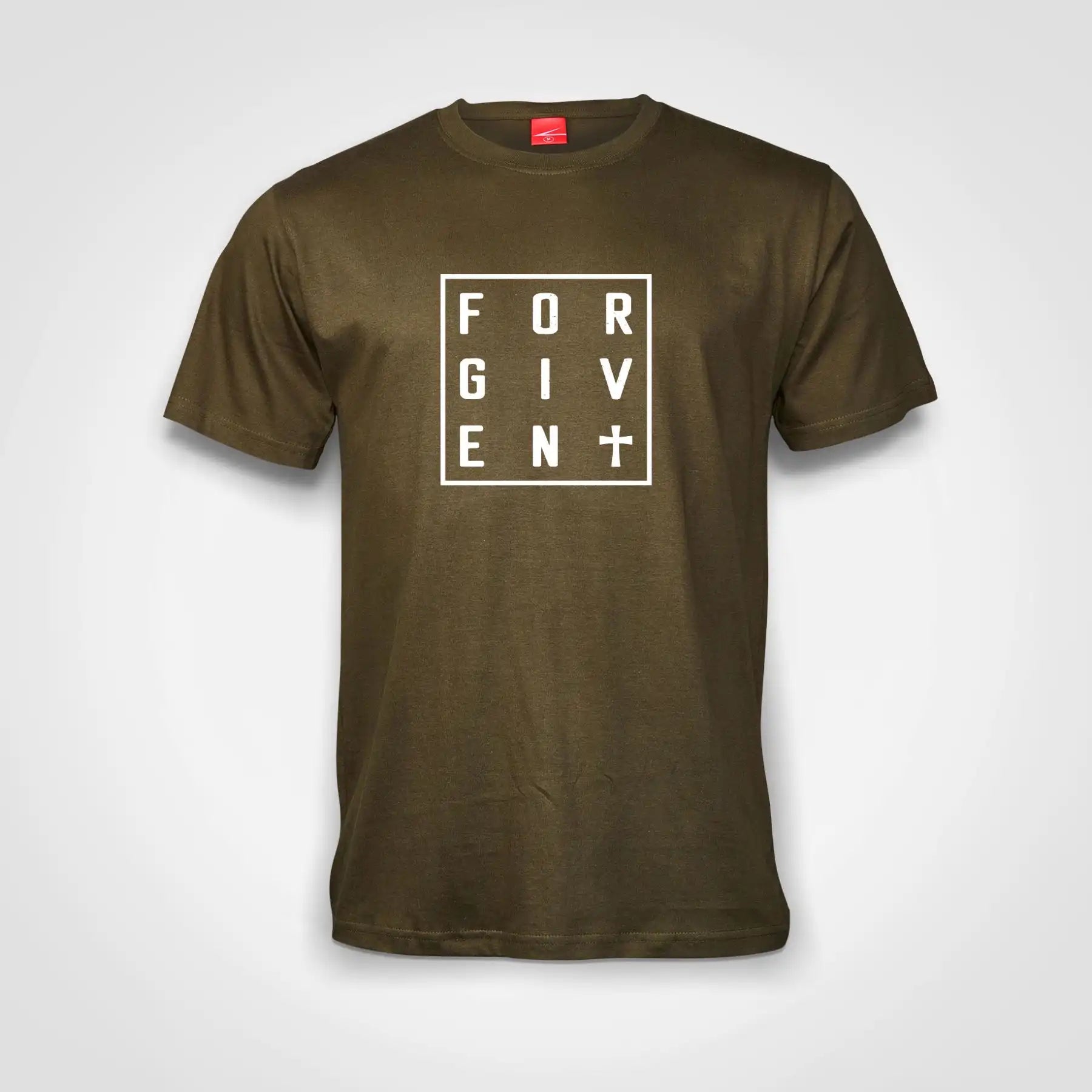 Forgiven Cotton T-Shirt Olive IZZIT APPAREL