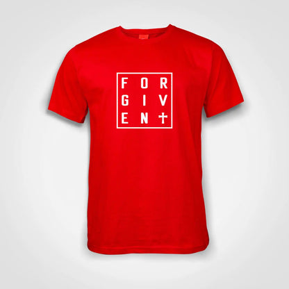 Forgiven Cotton T-Shirt Red IZZIT APPAREL