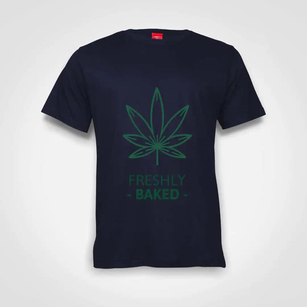 Freshly Baked Cotton T-Shirt Navy IZZIT APPAREL