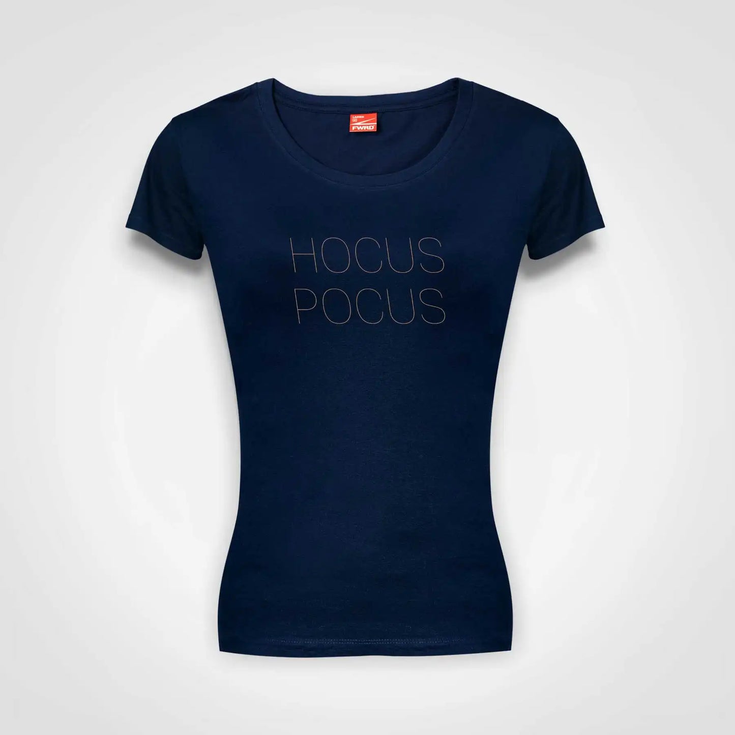 Hocus Pocus Ladies Fitted T-Shirt Navy IZZIT APPAREL