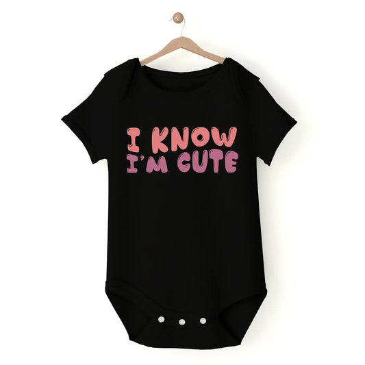 I Know I'm Cute Babygrow