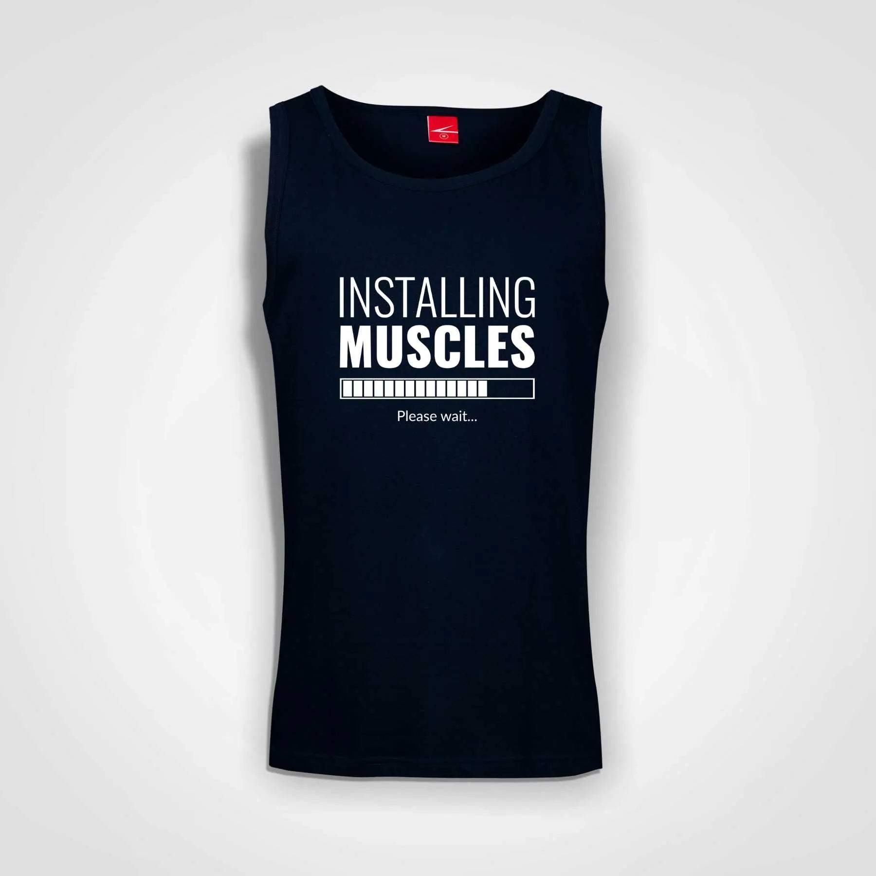 Installing Muscles Men's Tank Navy IZZIT APPAREL