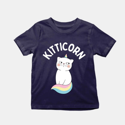 Kitticorn Kids T-Shirt Navy IZZIT APPAREL