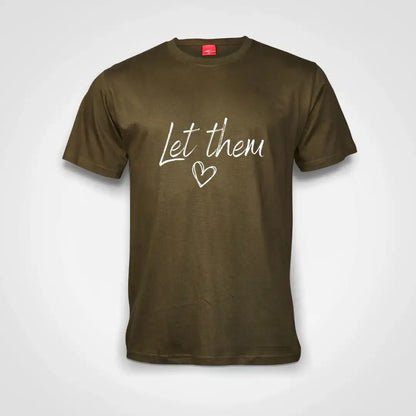 Let Them Cotton T-Shirt Olive IZZIT APPAREL