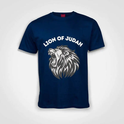 Lion Of Judah Cotton T-Shirt Royal Blue IZZIT APPAREL