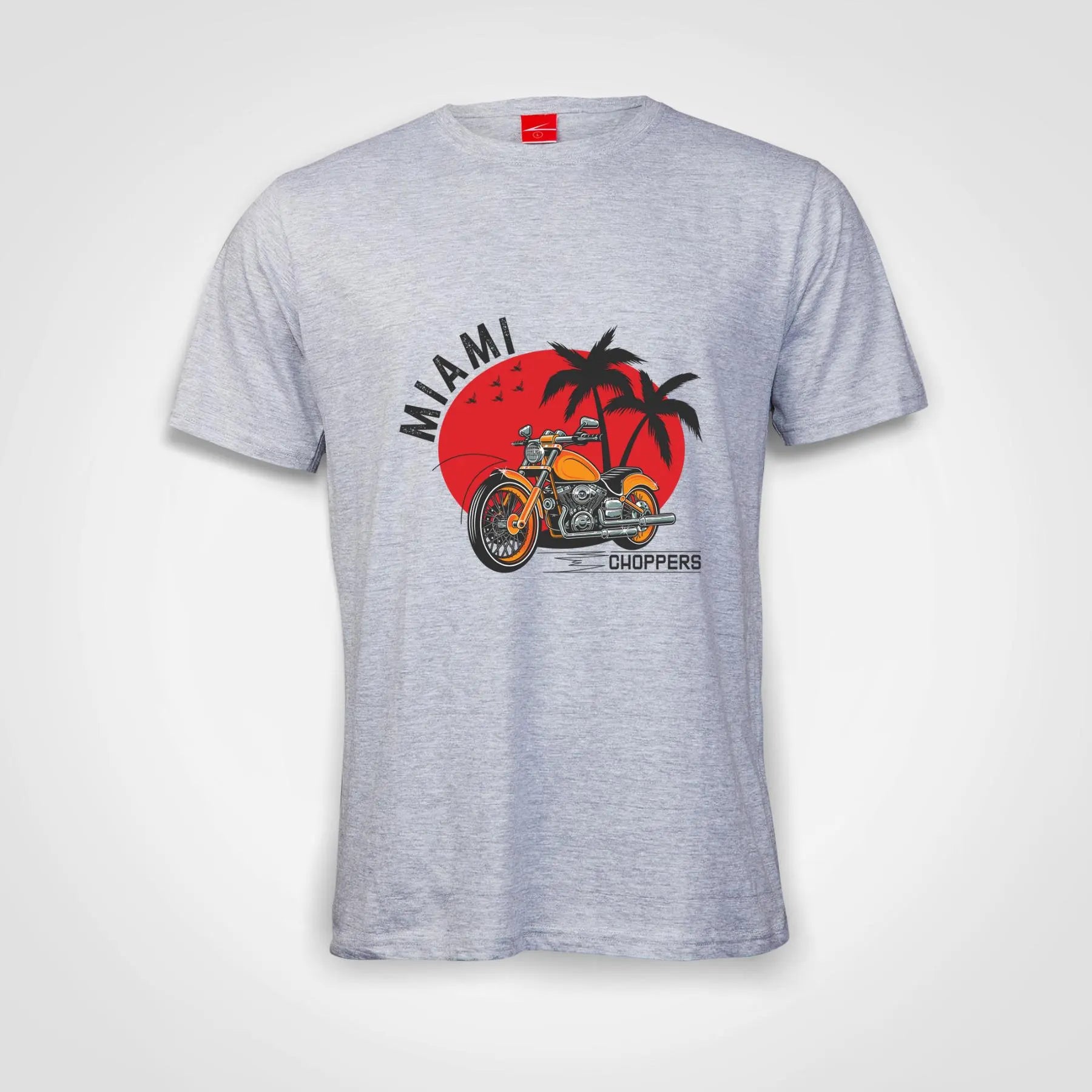 Miami Choppers Cotton T-Shirt Grey-Melange IZZIT APPAREL