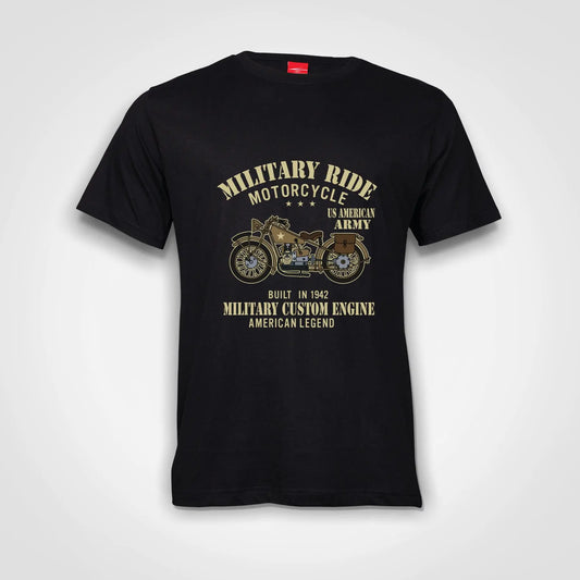 Military Ride Motorcycle Cotton T-Shirt