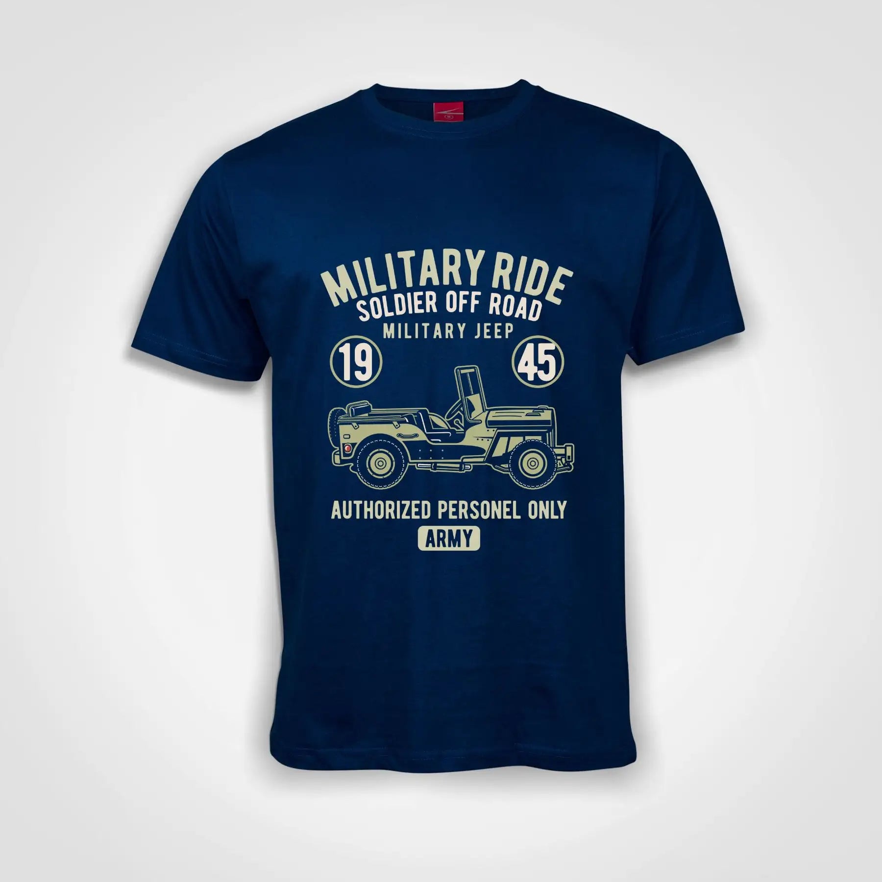 Military Jeep Cotton T-Shirt Royal Blue IZZIT APPAREL