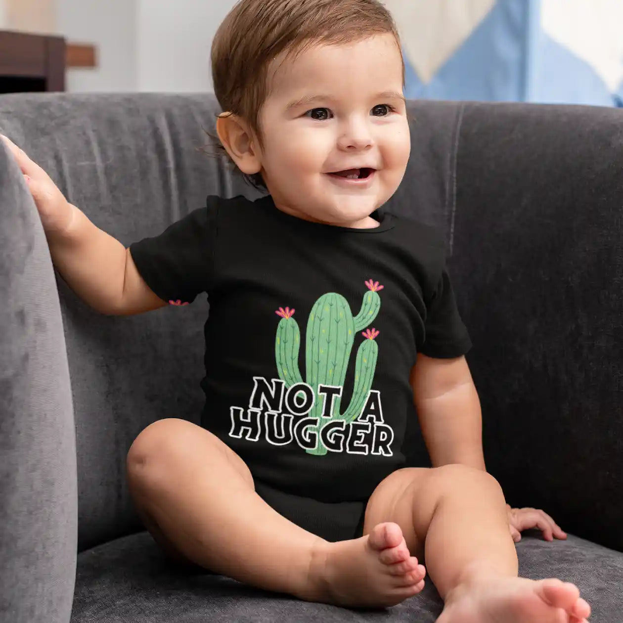 Not A Hugger Babygrow IZZIT APPAREL