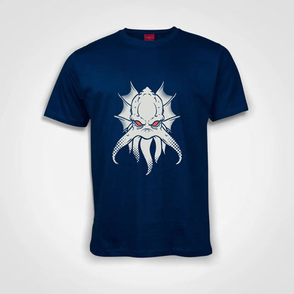 Octopus Monster Cotton T-Shirt Royal Blue IZZIT APPAREL