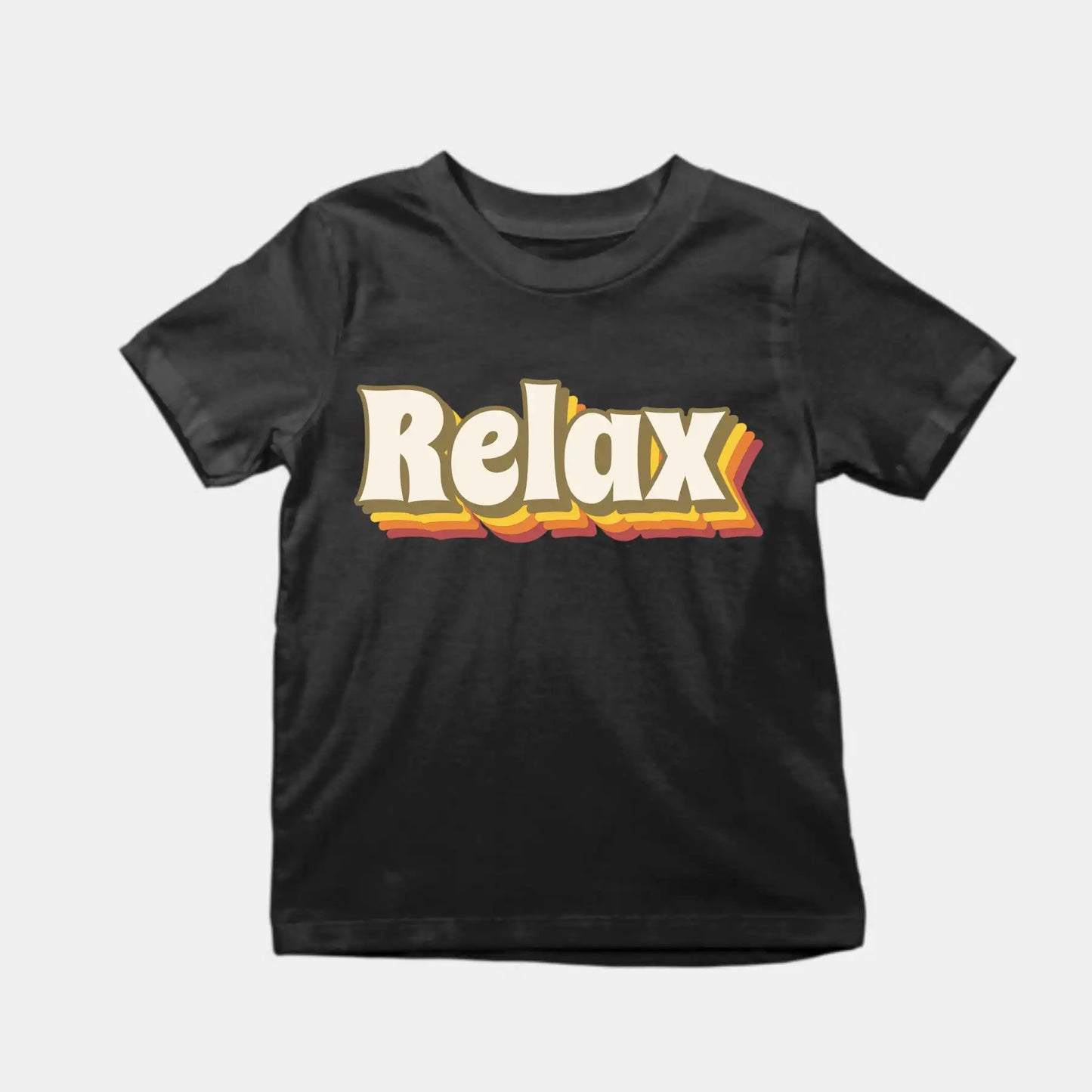 Relax Kids T-Shirt Black IZZIT APPAREL