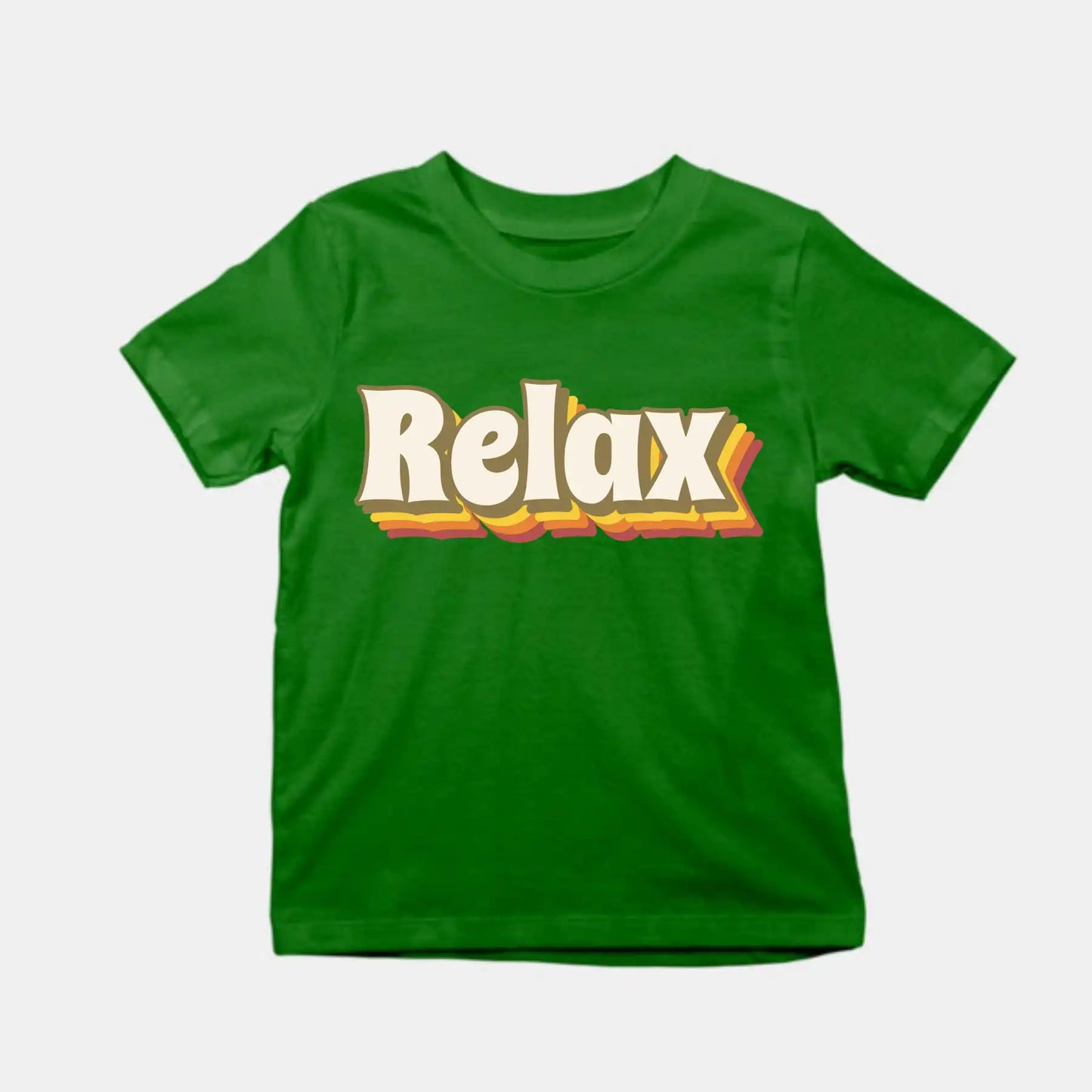 Relax Kids T-Shirt Bottle Green IZZIT APPAREL