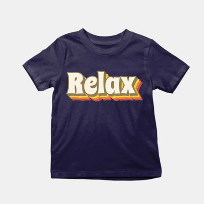 Relax Kids T-Shirt Navy IZZIT APPAREL
